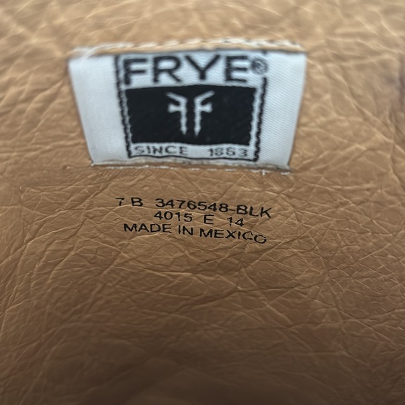 Black Leather Frye Tall Boots - Picture 3 of 7